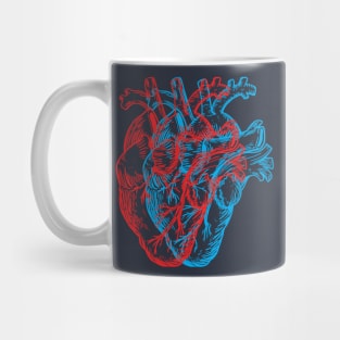 3D Human Heart Mug